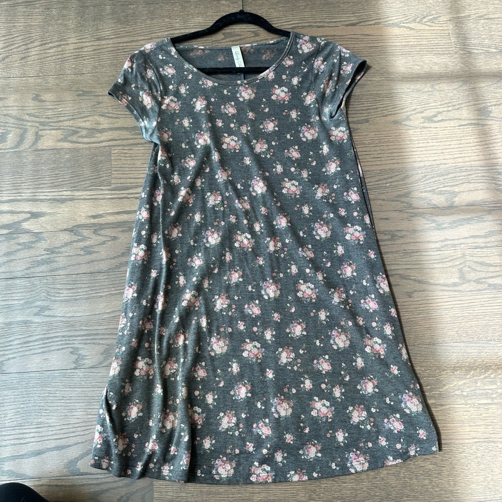 Floral Tshirt Dress